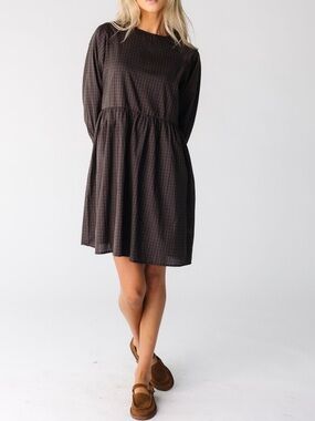 Brass & Roe Knee-Length Cotton Dress